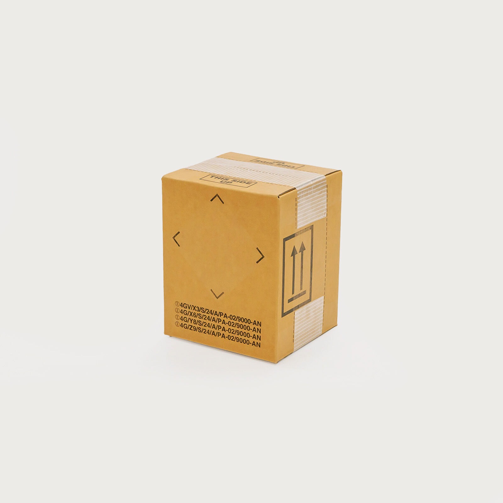 UN approved orange coated fibreboard box
